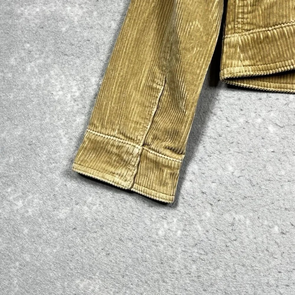 Vintage J Crew Corduroy Jacket Women’s Small Knit Snap Up Shawl Collar Y2K 90’s